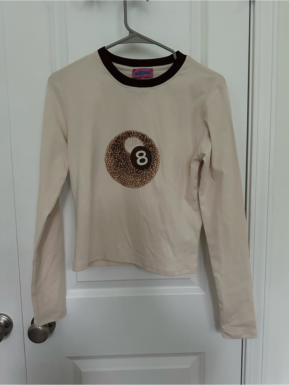 Edikted Leopard 8 Long Sleeve T-Shirt